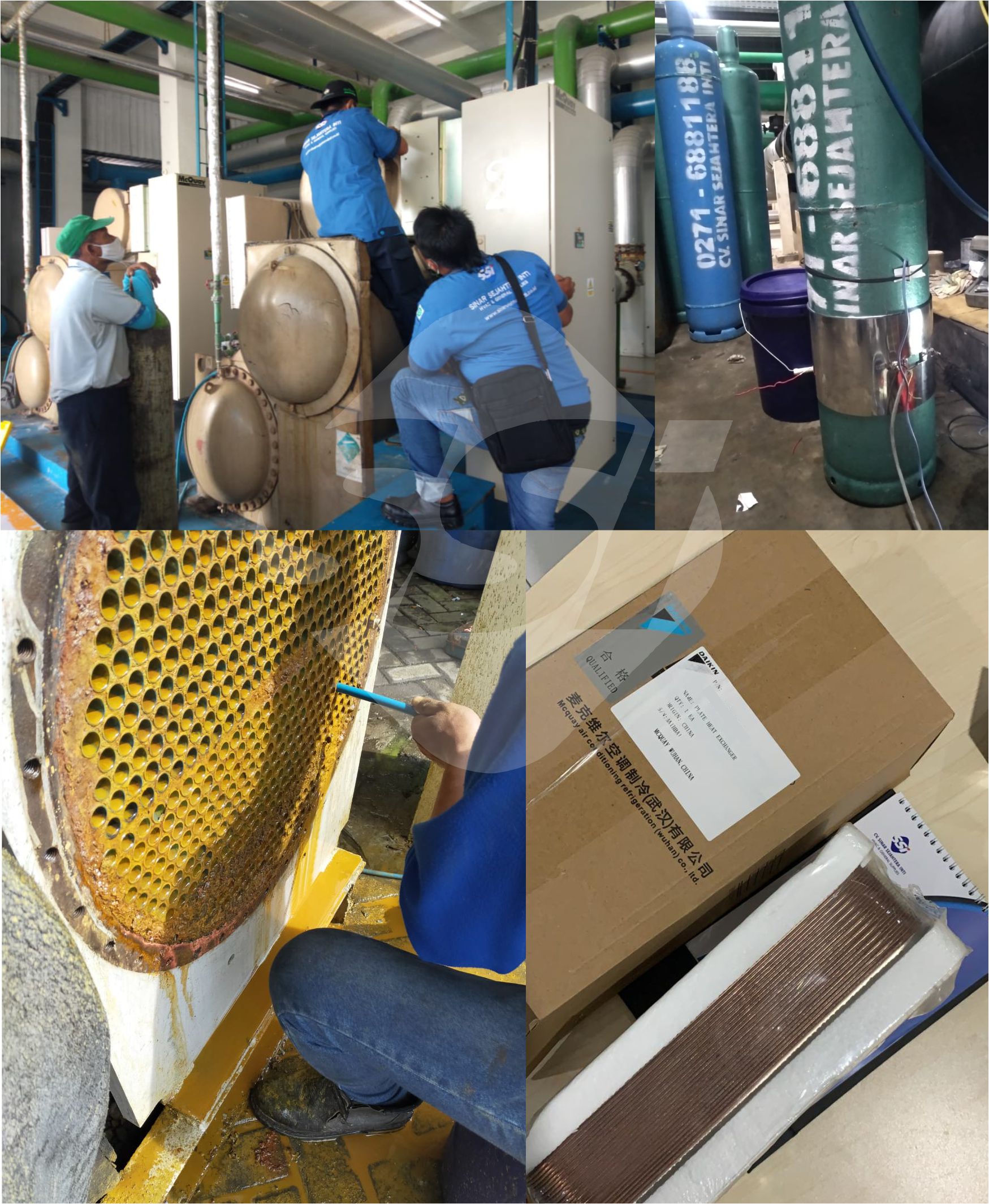 Spare Part, Perawatan & Perbaikan Unit Chiller McQuay / Daikin