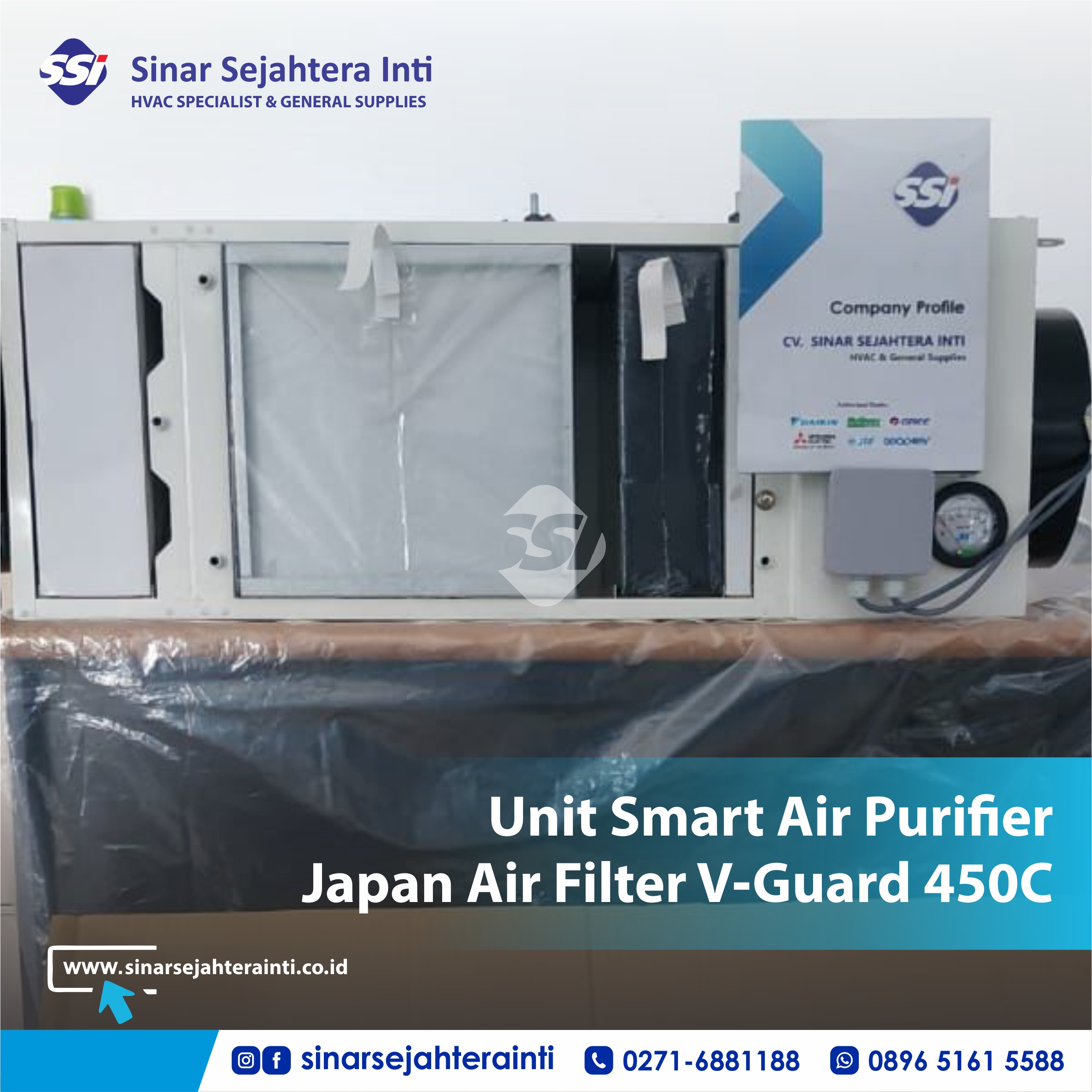 Smart Air Purifier Japan Air Filter V-guard 450c